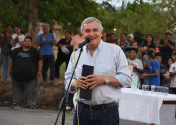 Morales inauguró obras de pavimentación en cuatro localidades del Ramal