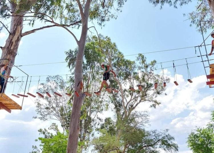 Muchas familias eligieron pasar el fin de semana en el Camping y Balneario Jaque