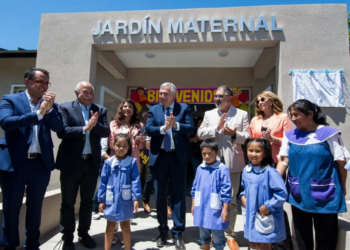 Gerardo Morales inauguró un nuevo jardín maternal construido con la renta de Cauchari