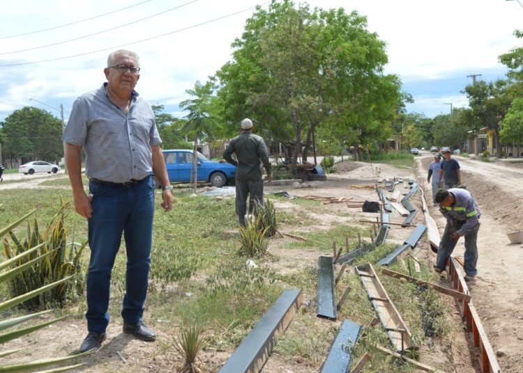 Diez mil metros de cordón cuneta y otras obras para La Nueva Ciudad