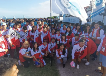 Juegos Evita de Playa: Los chicos jujeños participaron del acto inaugural