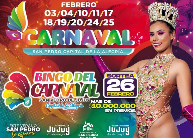 Continua la venta del 2do bingo del carnaval