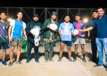 San Pedro comenzó con su liga municipal de fútbol 5 barrial