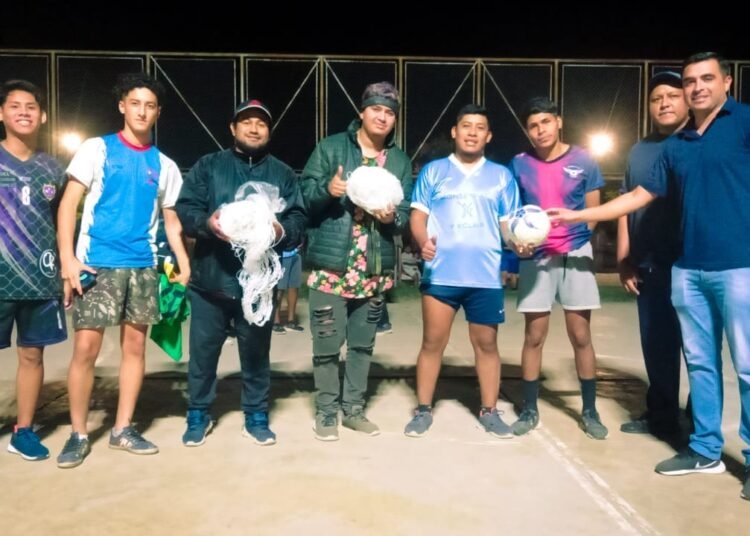 San Pedro comenzó con su liga municipal de fútbol 5 barrial