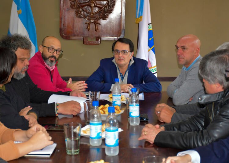 Reunión de ediles con autoridades del Ente Autárquico Permanente y Ministerio de Infraestructura