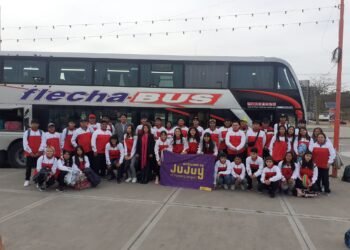 Partió la delegación jujeña que participará de los Evita 2023