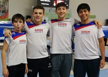 9 medallas para la delegación jujeña en el Sudamericano de Trampolín