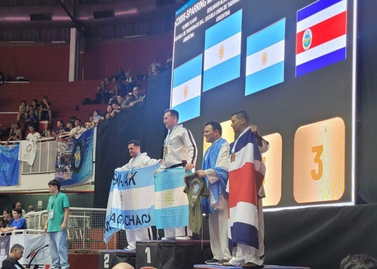 Álvaro Esslinger, jujeño y campeón del mundo en Taekwon-Do